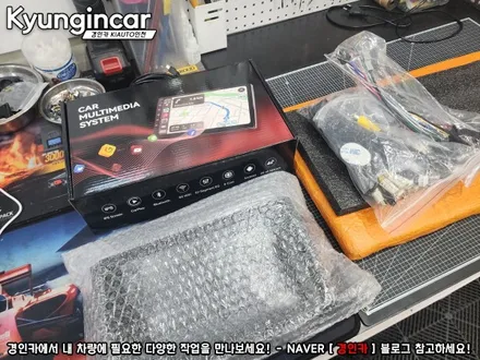모하비 카나로 Q 안드로이드 올인원 장착했어요.
