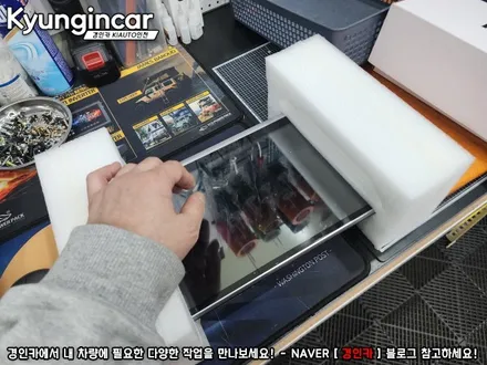 K8 노바 Z9 안드로이드 리어모니터 장착