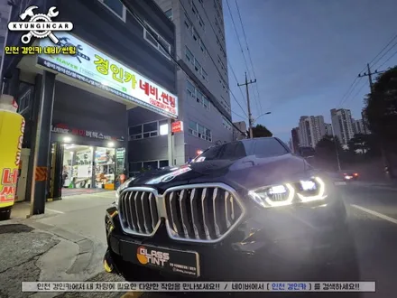 인천 BMW X6 수입차 신차썬팅! 전면,측후면,썬루프 글라스틴트 선셋 필름 + PPF시공
