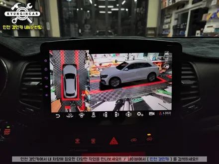 인천 카나로 X-Plus 360 안드로이드 올인원 네비와 어라운드뷰 일체형 제품 쏘렌토R 차량에 장착