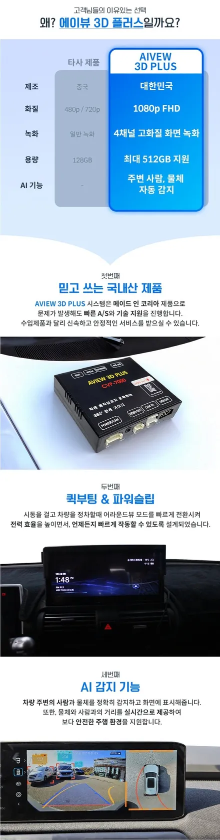 KGM 무쏘 EV Aview 3D PLUS 어라운드뷰 (인공지능 탑재) 설치