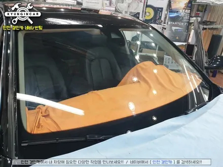 유리교체 후 루마 피너클 전면썬팅시공 아우디 New A6 / 경인카