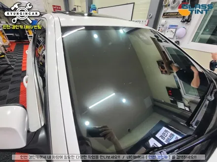 BMW 528i 글라스틴트 선셋 기능성 열차단 반사썬팅 시공했서요.