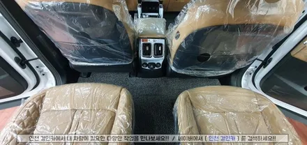 쏘렌토 신차패키지로 레인보우V90썬팅 아이나비블랙박스 PPF 한방에해결! 인천경인카