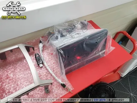 인천 안드로이드 올인원 작업 베라크루즈 주안경인카 의뢰설치