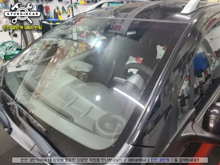 스파크 중고차썬팅 제거후 반사필름 재시공! 글라스틴트 선셋 인천경인카 틴팅