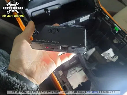 카니발(KA4) 하이리무진 안드로이드 스마트 A200 PLUS 순정 리어모니터 연동 (천정연동) 레알인정!!