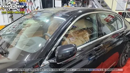 인천 BMW 740i 신차썬팅 루마 버텍스 윈도필름 + 생활보호 PPF 시공 (주안 수입차전문)