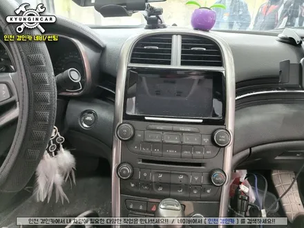 인천 카나로Q 안드로이드 올인원 내비 + 후방카메라 쉐보레 말리부 차량에 설치