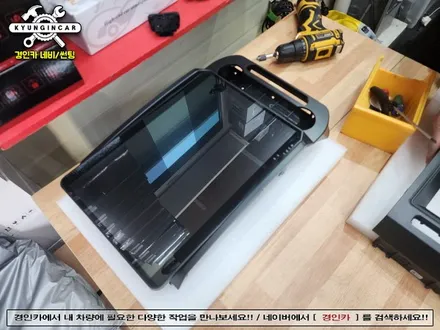 포드 익스페디션 14인치 세로형 안드로이드 올인원 GT6 인천경인카 설치작업
