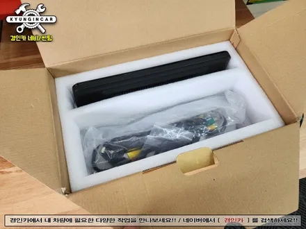 온라인구매 안드로이드 올인원 12인치제품 BMW520D 인천경인카 의뢰설치