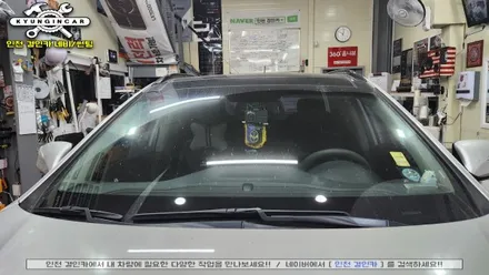 인천 틴팅 이비오스 슈젠 CX90 싼타페DM 썬팅필름 재시공