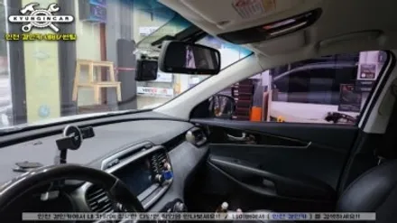 인천 틴팅샵 이비오스 슈젠 CX90 올뉴쏘렌토 전면 측후면 재시공