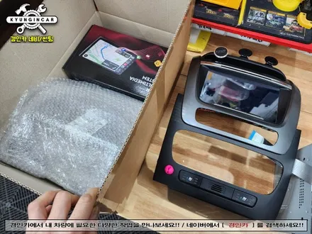 인천 카나로 올인원 X-plus 뉴쏘렌토R 안드로이드 내비매립 후방카메라 교체