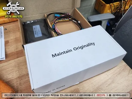 캐스퍼 순정네비연동 360서라운드뷰 원테이크 NV8000 장착했어요.