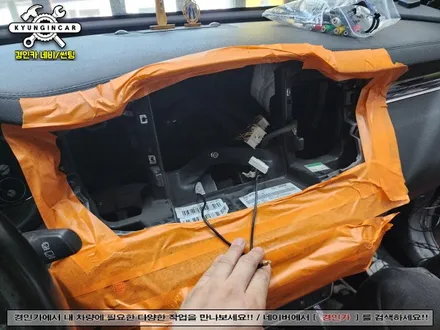 인천 내비매립 카나로 Q 안드로이드 올인원 장착