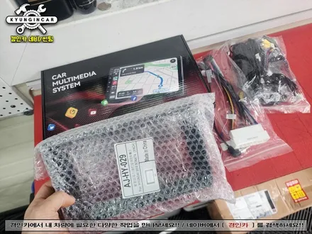 카카오택시 안드로이드 올인원 카나로 Q 내비 소나타뉴라이즈 후방카메라 장착