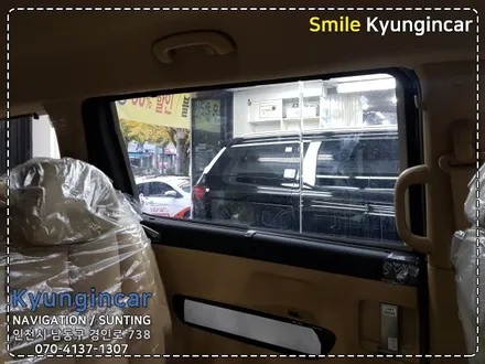 더뉴카니발 신차탁송후 루마썬팅 필름과 블랙박스 패키지시공 / 인천 경인카