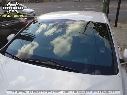 신차 더뉴그랜저 레인보우 V90필름 전체 썬팅시공 했어요.