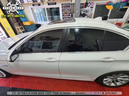 BMW 528i 글라스틴트 선셋 기능성 열차단 반사썬팅 시공했서요.