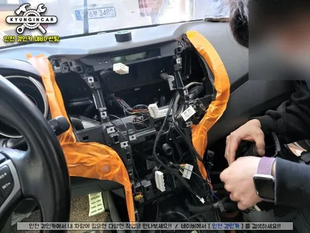 티맵도 가능한 카나로 XPLUS 안드로이드 올인원 강추제품! 아반떼MD 내비교체 작업