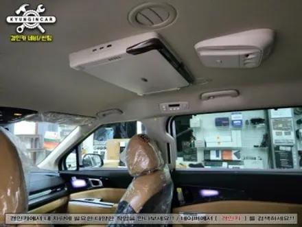 인천 카니발 KA4 비클시네마 VC-173ST 천정모니터 장착리뷰