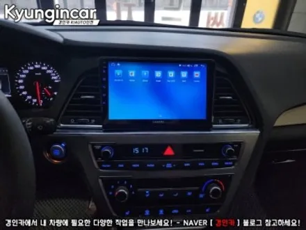 가성비 안드로이드올인원 카나로Q LF쏘나타에 장착했어요.