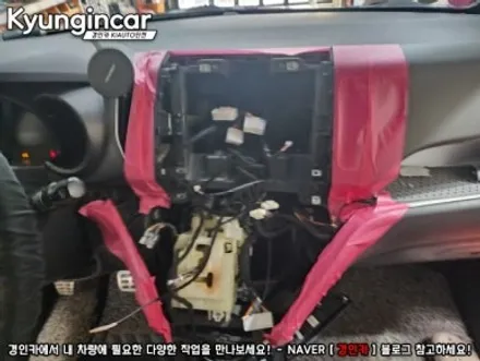 인천 레이 카나로 X-plus 고급형 안드로이드 올인원 네비 교체했어요.