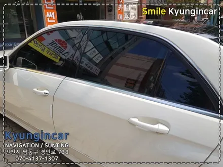 인천 루마썬팅 수입차 벤츠 E클래스 피너쿨 윈도필름 전체시공 - 간석동 경인카
