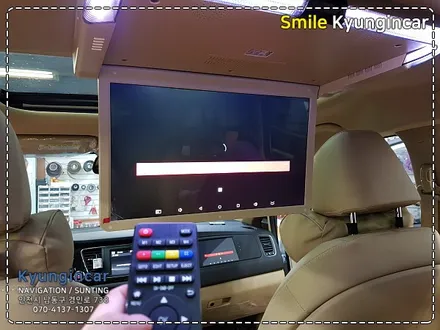 더뉴카니발 비클시네마 레인보우 & 터치 9인치 보조모니터 장착 / 인천 경인카