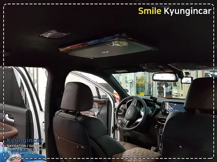 싼타페TM 천정모니터 플렉스 비클시네마 레인보우(VC173AD) 장착 / 인천 경인카