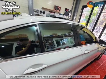 BMW 528i 글라스틴트 선셋 기능성 열차단 반사썬팅 시공했서요.