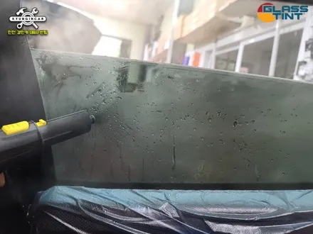 인천 주안 틴팅샵! 글라스틴트 선셋 반사썬팅필름 벨로스터 재시공