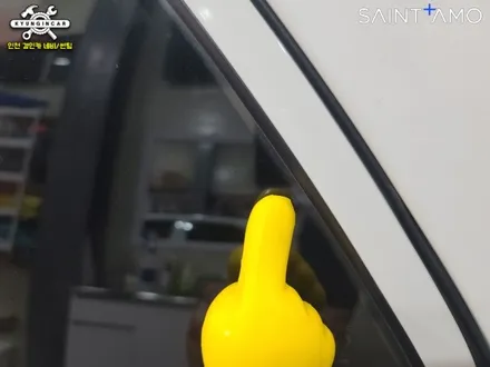 더뉴모닝 반사썬팅! 세인트아모 스퍼터 틴팅필름 인천경인카 재시공