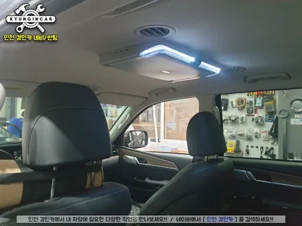 모하비 더마스터 비클시네마 천정모니터 VC-173AD 순정모니터 터치연동 시공 인천 경인카