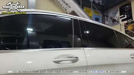 인천 수입차틴팅 벤츠GLC 쿠페 이비오스 슈젠 GX90 썬팅필름으로 재시공 + PPF 생활보호필름