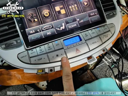 제네시스BH M700S 안드로이드 올인원 네비 +후방카메라 장착 인천내비매립 전문 경인카 의뢰작업