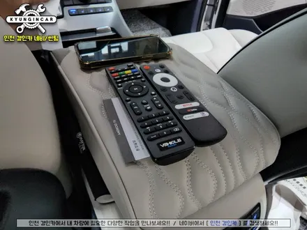 팰리세이드 비클시네마 구형모니터에 스마트TV 셋탑 호매스틱 박스Q 설치했어요. 인천경인카