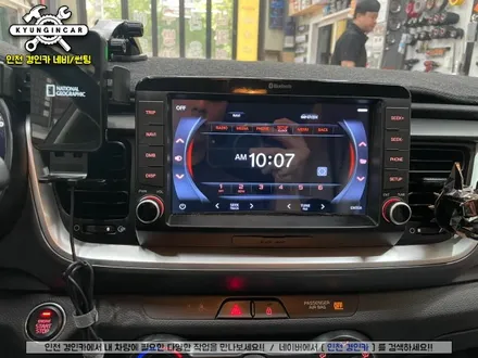 기아 스토닉 카나로 XPLUS 안드로이드 올인원 내비매립 장착 (인천 경인카)