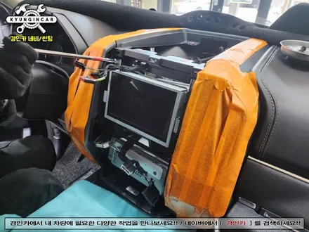 인천 수입차 세로형 안드로이드 올인원 내비 GT6 포드익스페디션 설치작업