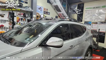 인천 틴팅 이비오스 슈젠 CX90 싼타페DM 썬팅필름 재시공