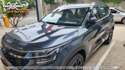 인천 셀토스 신차썬팅 이비오스 슈젠 CX필름 전면 측후면 썬루프 시공