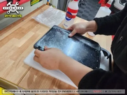 포드익스페디션 14인치 세로형 안드로이드 올인원 인천경인카 설치작업