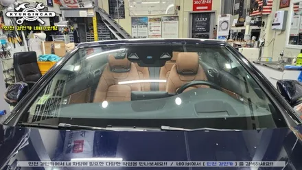 인천 벤츠C 카브리올레 전면유리 썬팅 이비오스 슈젠 CX90 틴팅