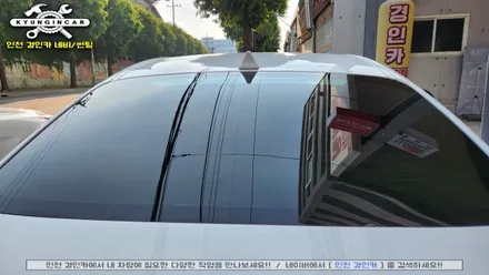K9 차량 후면 뒷유리 기포손상 인천루마 버텍스300필름 재시공