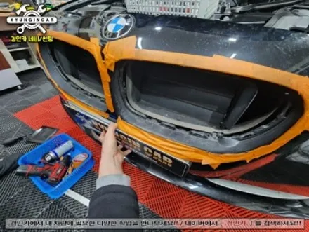 BMW 528i(F10) Aview 3D 어라운드뷰 순정모니터 연동했어요.