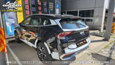 스포티지NQ5 신차틴팅 이비오스 슈젠 CX90 파인뷰 블랙박스 PPF보호필름 패키지시공