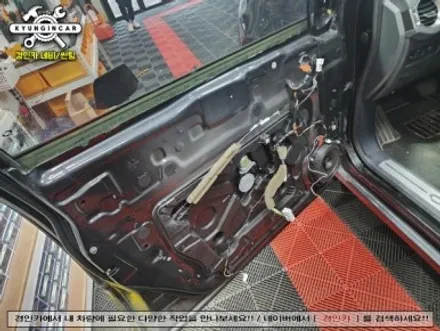 QM5 9인치 안드로이드올인원과 어라운드뷰 의뢰장착
