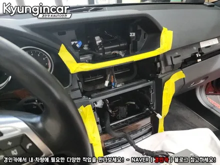 벤츠 E400 카나로 W 12.3 안드로이드 올인원네비 장착했어요.