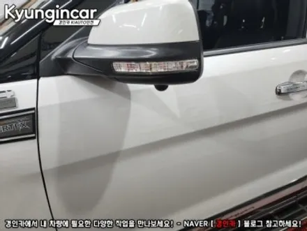 포드 익스플로러 카나로 알파프로 360 듀얼LCD 안드로이드 올인원네비 장착